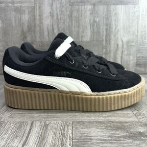 Puma Fenty Creeper Phatty Youth 6/Women's 7.5 Corduroy Black Casual Shoes